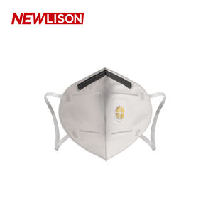 NEWLISON masker wajah KN95, Respirator perlindungan profesional 4 lapisan, masker telinga dapat diatur harga bagus - Product Image 6