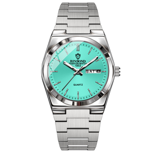 Reloj de Cuarzo Cuadrado Ultrafino Personalizado para Mujer, Doble Calendario, Resistente al Agua, Elegante y Moderno - Product Image 2