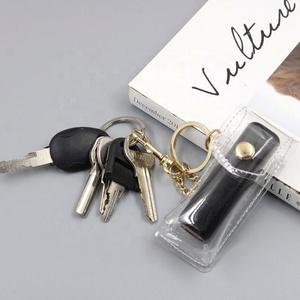 Estuche Transparente para Bálsamo Labial, Plegable, Portátil, Resistente al Agua, Ecológico, de PVC, con Asa Suave, para Bálsamo Labial, Lápiz Labial, Llavero - Product Image 6