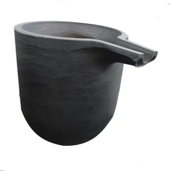 High Purity 98% Sic Silicon Carbide Crucible Saggers 150kg 500kg graphite Crucible For Smelting