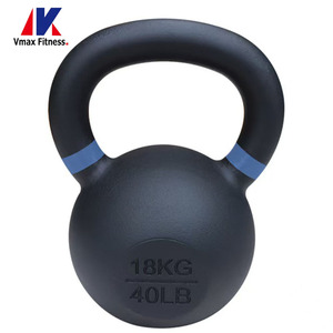 Kettlebell en fonte avec revêtement en poudre, 16 kg, pour musculation, 40 kg, accessoires de fitness pour salle de sport - Product Image 6