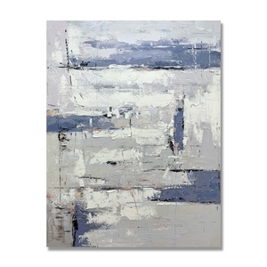 Peintures murales abstraites minimalistes modernes pour salon, arts muraux, peinture à l'huile originale peinte à la main, peinture décorative JZ Arts - Product Image 6