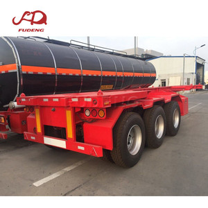 40 ft ổn định tri-trục thép vận chuyển <span class=keywords><strong>container</strong></span> bán Trailer cho xe tải rơ moóc - Product Image 3