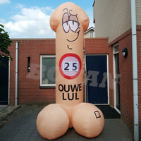 Modèle de ballon gonflable géant en forme de pénis sexy pour la décoration publicitaire en extérieur