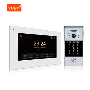<span class=keywords><strong>Videoportero</strong></span> <span class=keywords><strong>IP</strong></span> Tuya de 2 hilos, intercomunicador de video, timbre de video, 2 cerraduras, código PIN, tarjeta RFID, control de acceso, teclado, contraseñas - Product Image 3