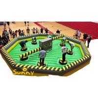 Top qualité Big ball gonflable wipeout obstacle sauts et limites parcours d'obstacles gonflable grande balle à vendre