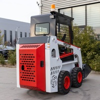 Chargeuse compacte multifonctionnelle sur roues Chargeuse frontale agricole avec accessoires