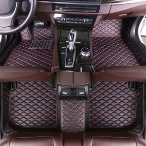 Tapis de sol de voiture personnalisé, intérieur de voiture, en cuir, pour Honda Accord CRV XRV, mm