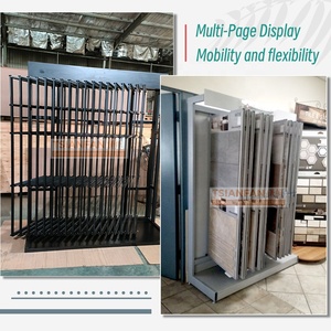 Cao cấp bán lẻ tường hiển thị ý tưởng gạch showroom giá đẩy kéo tầng thường vụ hệ thống gạch ceramic hiển thị đứng - Product Image 2