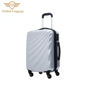 Factory Cheap Carry On Aluminum Trolley Suitcase Set 4 Wheels Durable Pc Luggage Case For Travel