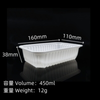 Boîtes à lunch rectangulaires personnalisées du fabricant Sulide, emballages alimentaires à emporter, boîtes jetables en plastique PP