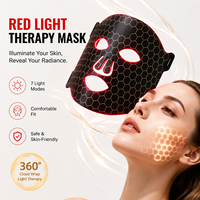Masque facial LED APTREDLIGHT, fabricant de masques à lumière rouge EMS, masque facial LED OEM ODM, masque de luminothérapie rouge personnalisé
