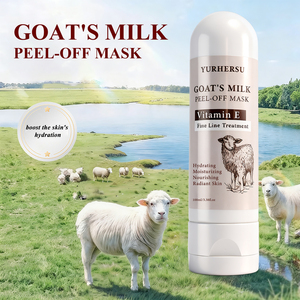 Masque peel-off <span class=keywords><strong>au</strong></span> <span class=keywords><strong>lait</strong></span> <span class=keywords><strong>de</strong></span> chèvre lissant et nourrissant, vitamine E, huile <span class=keywords><strong>de</strong></span> karité, hydratant, traitement des ridules, peau éclatante, texture légère - Product Image 6