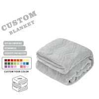 Couverture personnalisée OEM ODM - Design 3D élégant, couverture super douce et confortable, couverture épaisse en peluche pour adolescentes, femmes, canapé, lit