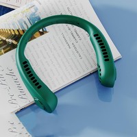 Ventilateur de cou portable W0rld C Merchandise avec batteries intégrées pour intérieur et extérieur, recharge USB, vent puissant, léger et rafraîchissant