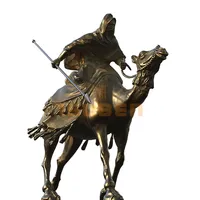 Simulation de Statue de chameau en résine pour l'extérieur, Sculpture d'animal en Fiber de verre pour la décoration du jardin et du parc