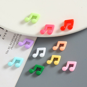 Mini Little Note Bright Face 20 pièces/sac Accessoires en résine pour ongles DIY Produits pour ongles multicolores - Product Image 3