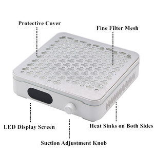 Aspirateur à poussière pour ongles sans fil 48W, sans balais, 3500 tr/min, diamant, ABS, aluminium, pour salon de manucure - Product Image 4