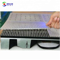 Écran de tuile interactif polychrome d'affichage à LED P2.6 P3.91 P4.8 pour le plancher souterrain jeu vidéo scène piste de danse interactive