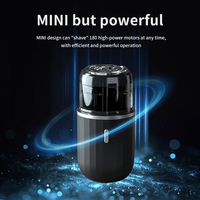 Mini rasoir électrique rotatif IPX7, lame remplaçable, pour le visage, la barbe, le corps, les aisselles, accessoires de barbier, machine pour homme