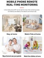 Caméra de surveillance pour bébé intelligente WiFi HD couleur 1080P de haute qualité, vision nocturne, communication bidirectionnelle, mini caméra WiFi