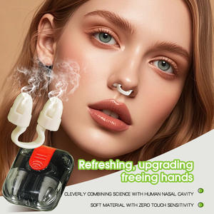 Großhandel Nase Minze Kühl balsam Schnarchen Power Natürliches <span class=keywords><strong>Menthol</strong></span> Ätherisches Öl Aroma therapie Sinus Relief Ätherisches Öl Inhalator - Product Image 2