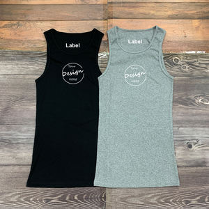 <span class=keywords><strong>Canotta</strong></span> sportiva Oversize in cotone di alta qualità per <span class=keywords><strong>uomo</strong></span> personalizzabile canottiera da palestra canottiera Design senza maniche traspirante - Product Image 2