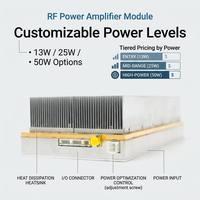 Module amplificateur de puissance à gain élevé 48 dB 2110-2170 MHz, amplificateur de signal RF 13W/25W/50W personnalisable, boîtier en aluminium, télécommande
