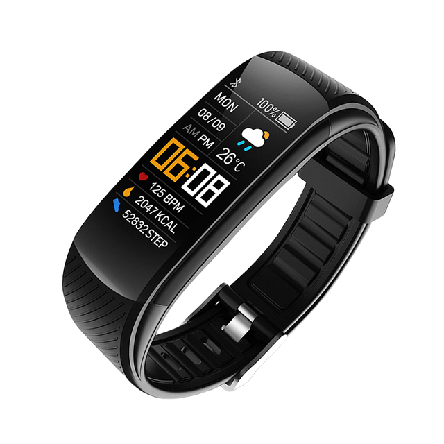 C5S CE Rohs Smart Fitness Tracker Slider Design Color Display IP67 Waterproof Android IOS with Alarm Clock for Men and Women