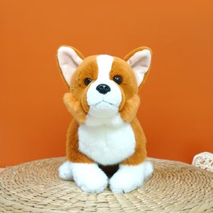 Ventes en gros OEM Jouets en peluche <span class=keywords><strong>Corgi</strong></span> réalistes Jouets en peluche mignons pour chiens Compagnons de compagnie Poupées personnalisées Chiots réalistes pour enfants - Product Image 2