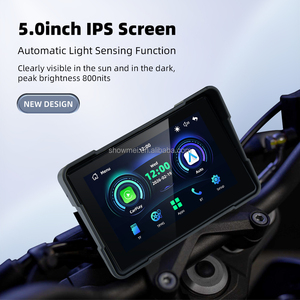 Pantalla Inalámbrica de 5 Pulgadas para Motocicleta, Resistente al Agua, Extraíble, con CarPlay y Android Auto, Navegación para Motocicleta con Bluetooth - Product Image 2