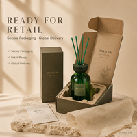 Diffuseur de parfum d'ambiance de luxe avec bouteille en verre de 350 ml, arôme longue durée pour boutique de cadeaux, hôtel, spa, marque privée OEM