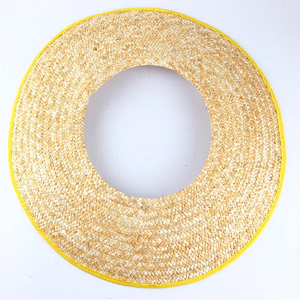Casque rideau hommes paille canotier chapeau Sombrillas Para <span class=keywords><strong>Patio</strong></span> extérieur chapeau casque sécurité chapeau pare-soleil paille casque - Product Image 1