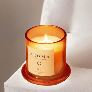 Vela Aromática Moderna Hecha a Mano con Cera de Soya, en Vaso de Vidrio Creativo, Regalo para Amigos y Decoración del Hogar para Diwali - Product Image 3