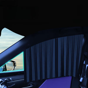 Car Curtain Fabric Sunscreen Insulation Sunshade Magnetic Sunshade Curtain Body <b>Kit</b> Universal For All <b>Models</b> Car Accessories - Product Image 1