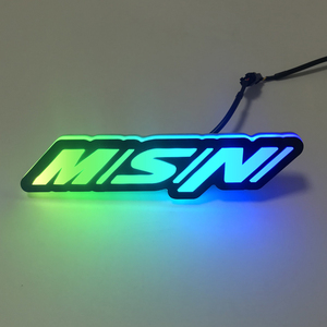 Tùy Chỉnh Xe Phụ Kiện Ô Tô Phía Trước Lưới Tản Nhiệt Huy Hiệu Biểu Tượng Dòng Chảy RGB LED Ô Tô Bumper Ánh Sáng - Product Image 4