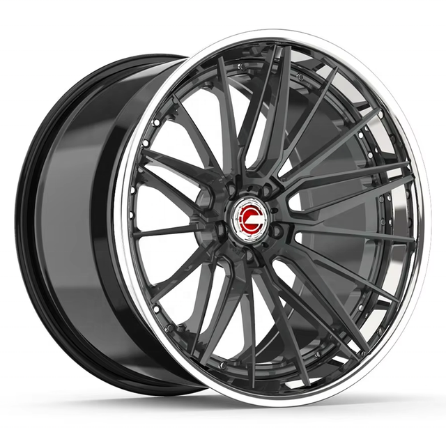 Factory Hotsale New Aluminum Forged 3-Piece Wheels 16-20 Inch 5X114.3 40mm Deep Dish Concave Multi Spoke