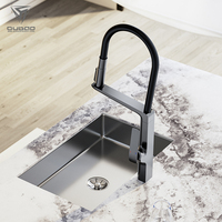 Robinet d'eau moderne en laiton massif à 3 voies, rotation à 360 degrés, robinets d'évier de cuisine