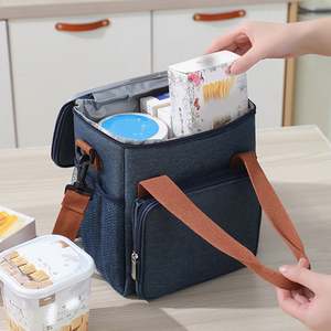 Sac à déjeuner isotherme mignon, isolation thermique, grande capacité, portable, pour enfants - Product Image 5