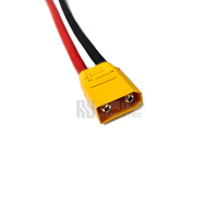 Connecteur mâle anti-étincelles XT90 XT90H-M avec câble d'extension en caoutchouc silicone 8AWG pour batterie Lipo