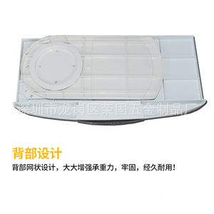 Bandeja para teclado K4 del fabricante con alfombrilla para ratón y juego de rieles deslizantes para escritorio de oficina - Product Image 2