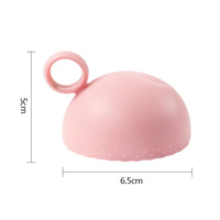 Nettoyeur de pinceaux de maquillage en silicone personnalisé, outil de lavage portable avec bol de nettoyage, laveur manuel d'éponges de beauté pour les voyages et la maison