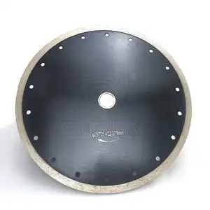 China Wholesale Custom Hoja De Sierra Diamond Cutting Disc 10 Inch Continuous Rim Diamond Saw Blade For Marble