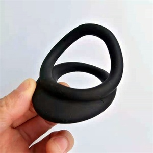 Durável Silicone Duplo Galo Anel Sexo Toy para Homens Penis Anéis Projetado para Delay Tempo - Product Image 4
