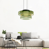 Luminaire suspendu en verre LED de design nordique, hauteur réglable, lustre moderne pour restaurant, bar, hôtel, café, décoration intérieure