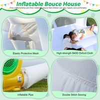 Structure gonflable commerciale et équipement de jeu souple en tissu Oxford, facile à installer pour usage intérieur/extérieur, 1 à 4 personnes, en stock aux États-Unis