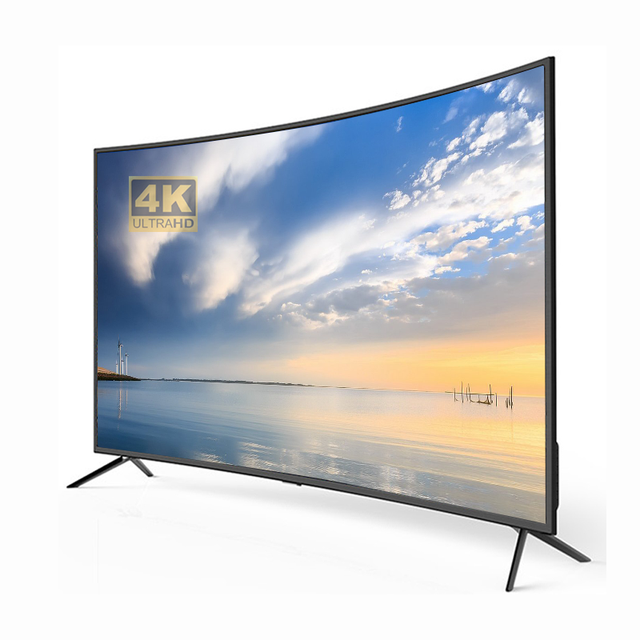Brand New Custom Led Smart Tv Android 14.0 Features 1.5G+8G RAM Tv 75 Inch 4k Smart Curved Screen Tv