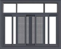 Ventanas Corredizas de Aluminio, Apertura Simple o Doble, Función de Iluminación Destacada, Vista Panorámica