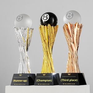 2025 Toàn Cầu Billiards Snooker Trophy 8-Bóng Nhựa Pha Lê <span class=keywords><strong>Inlay</strong></span> Với Laser Khắc Biểu Tượng Sự Kiện Cho đẳng Cấp Thế Giới Giải Đấu - Product Image 4