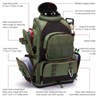 Sac de matériel de pêche étanche du fabricant du Vietnam emballage de sac sec pour leurres boîte d'expédition de Transport extérieur de taille en Polyester